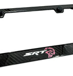 ABS Real Carbon Fiber License Plate Frame for Dodge SRT Hellcat (2015–2023)