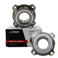 2pc Rear Wheel Bearing for BMW 5-Series E39 E60 (1997–2010)