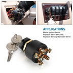 Push To Choke Ignition Switch for Boat Motor (Marine Compatibility)
