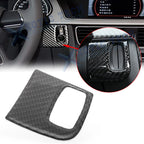 Carbon Fiber Engine Start Key Frame Cover for Audi A4 A5 S5 (2008–2015)