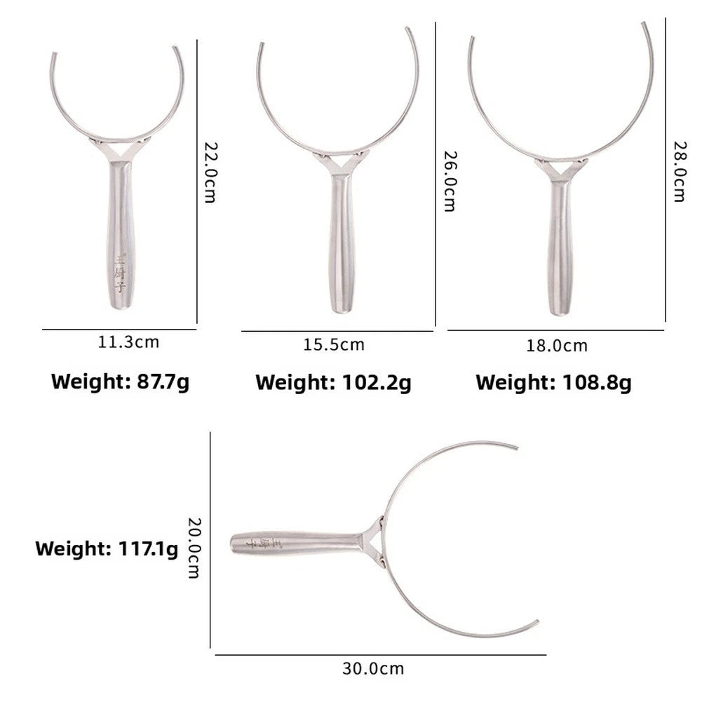 U Shape Stainless Steel Anti Scald Tool for Secure Grip on Hot Bowls and Plates