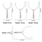 U Shape Stainless Steel Anti Scald Tool for Secure Grip on Hot Bowls and Plates