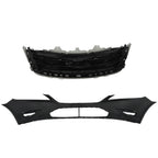 Front Upper Grille for Ford Taurus (2010–2012) Black Bumper Cover Primed