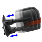Pair Powered Towing Mirrors for Ford Super Duty (1999–2007) w/Heated, LED Signal