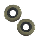 2X Driveshaft Oil Seal for Johnson Evinrude OMC Outboard (9.9 15 HP) 321480 18-2028