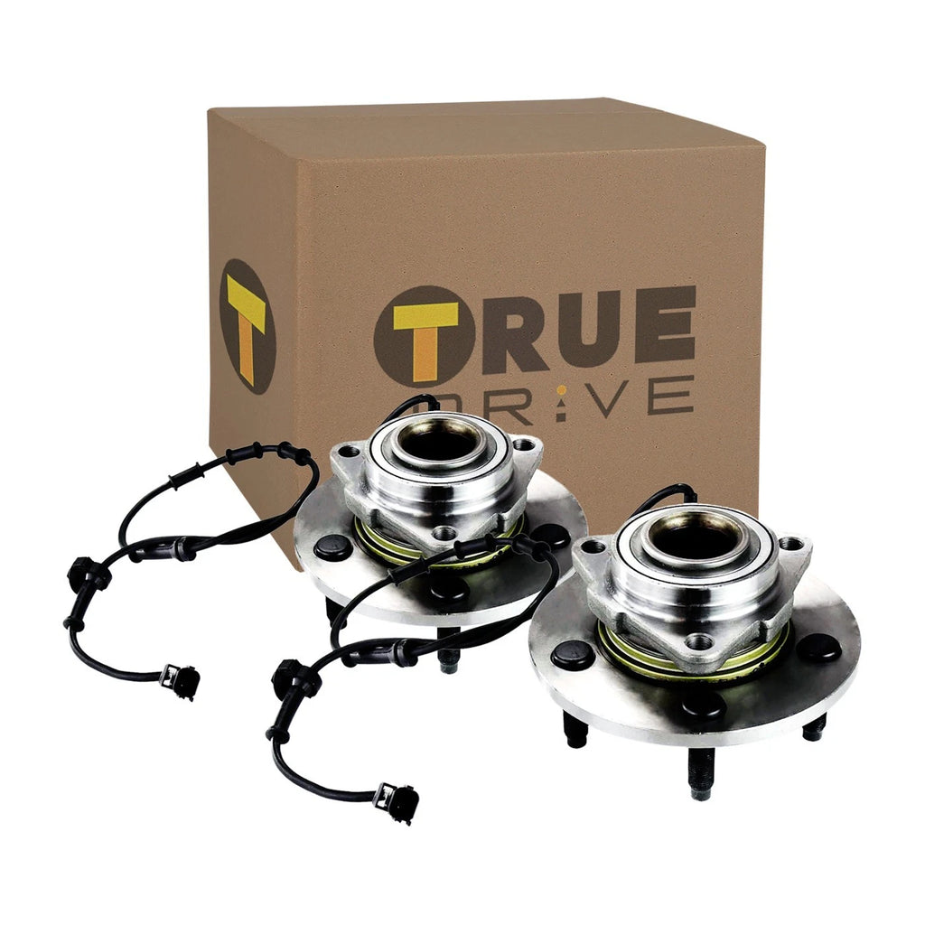 Wheel Hubs for Dodge Ram 1500 (2002–2006) Front LH RH 5 Lug with Bearing & Sensor