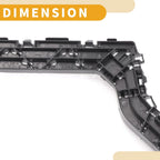 RH Side Rear Bumper Support Bracket for Honda CR-V (2012-2014) 1 x Black ABS