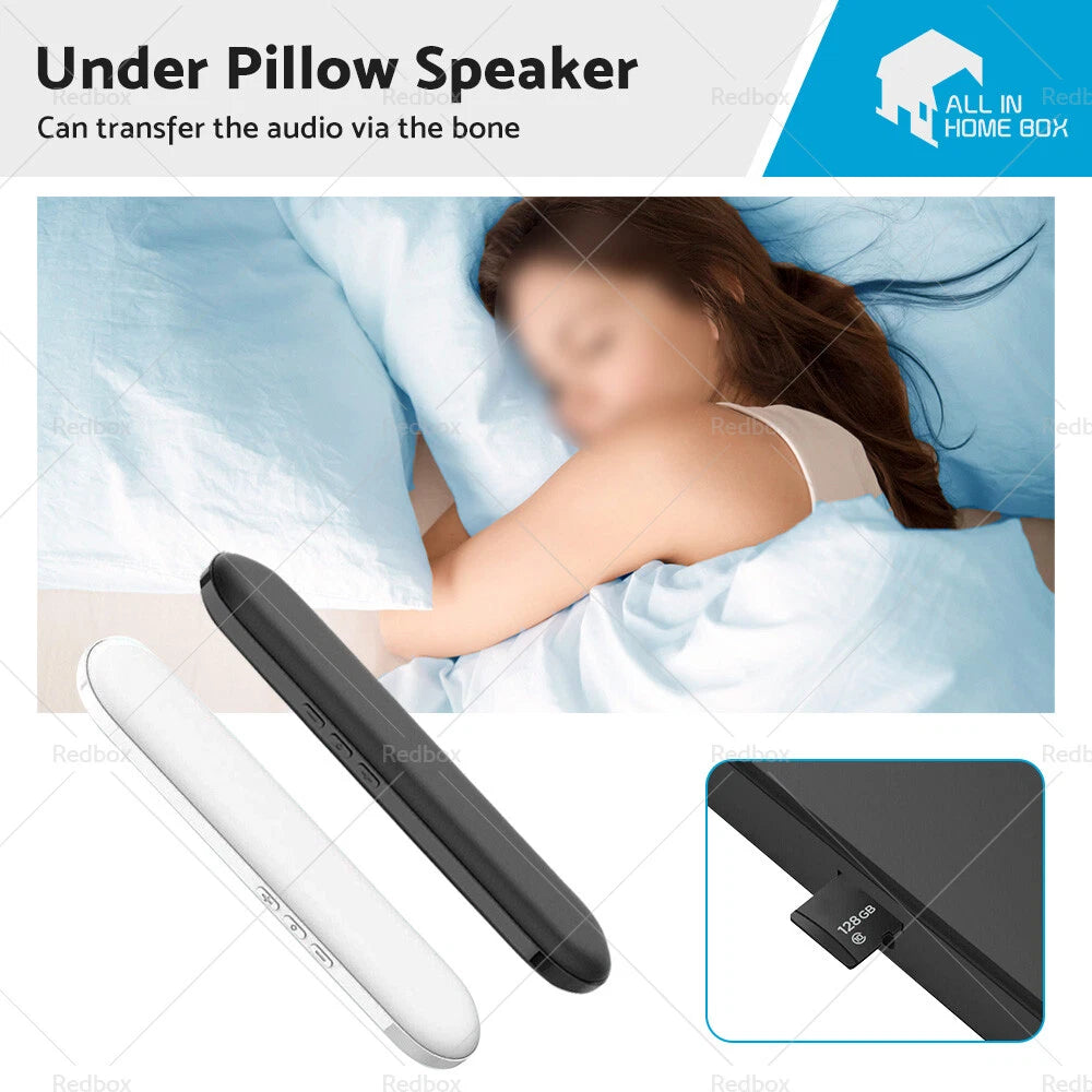 Bluetooth Bone Conduction Under Pillow Speaker for Universal Use