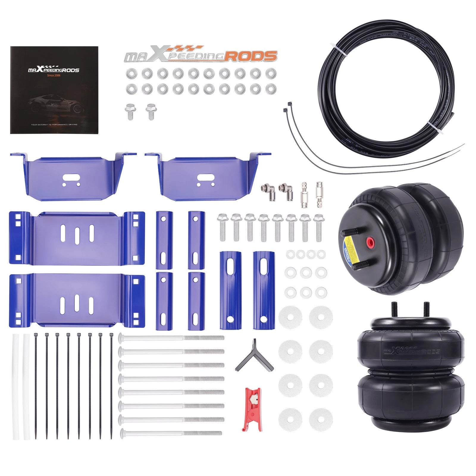 Air Spring Suspension Bags Kit Rear For Dodge Ram 3500HD 2WD 4WD 2007-2009