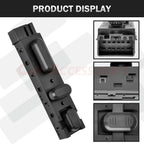 Left Driver Side Seat Control Switch for Lincoln MKT MKX MKZ (2009–2016) 9L3T14B709FAW