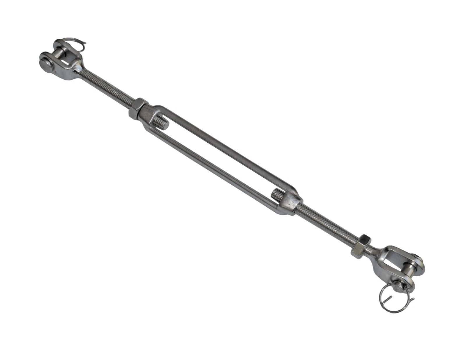 1/4" Jaw & Jaw Turnbuckle for M6 Applications (316 Stainless Steel)
