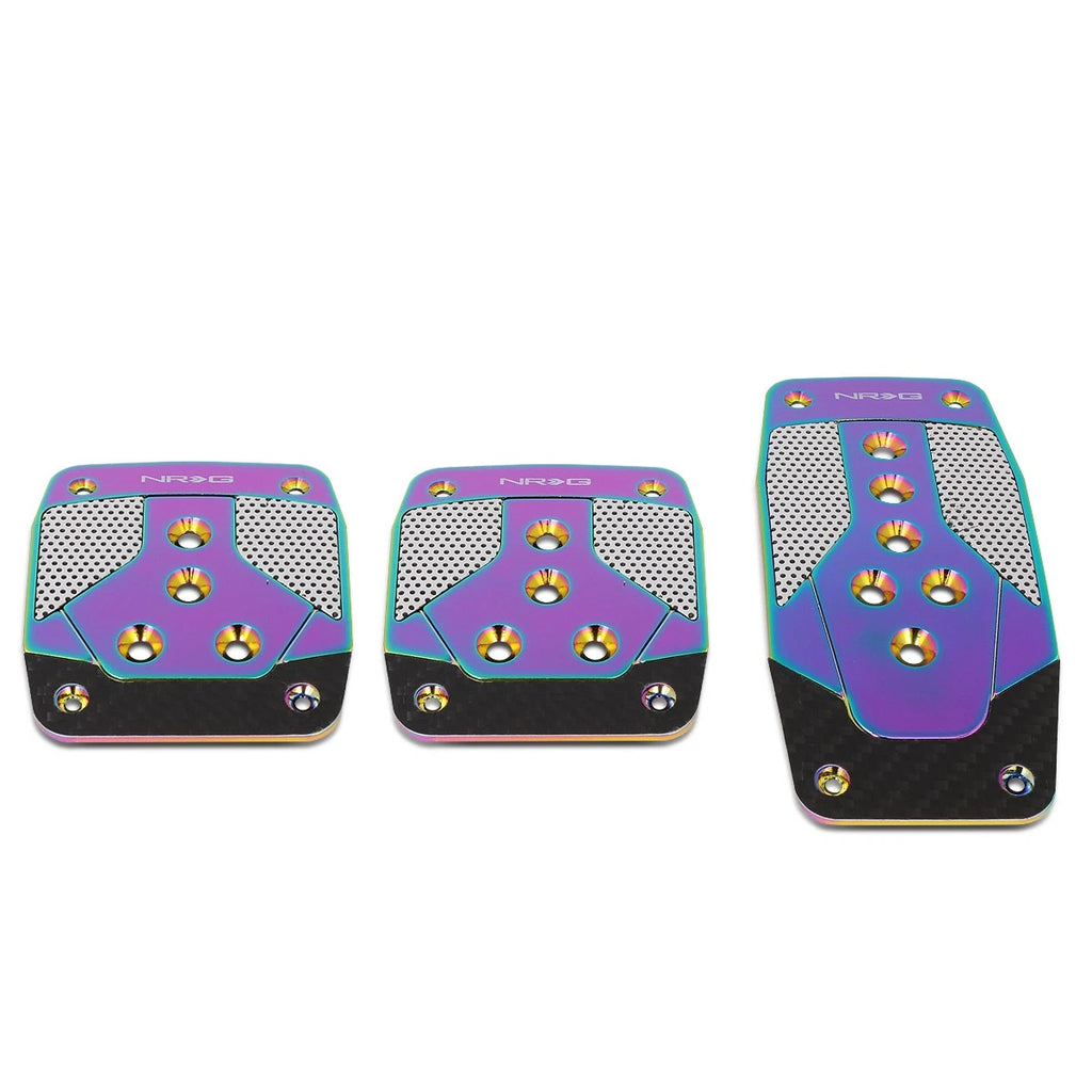 NRG Innovations PDL-400MC Aluminum MT Foot Pedal Cover Plates for