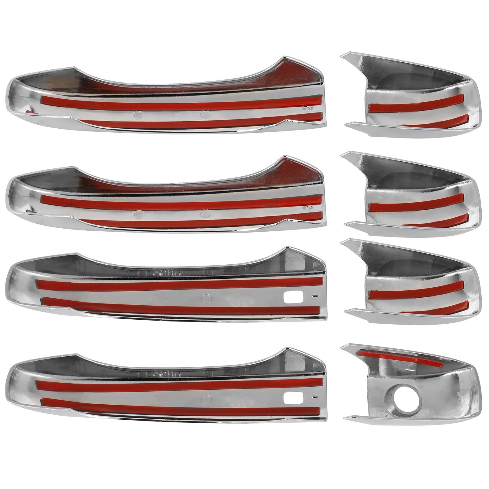Chrome Door Handle Cover for Dodge Caravan (2008–2019) Chrysler 200 (2011–2014)