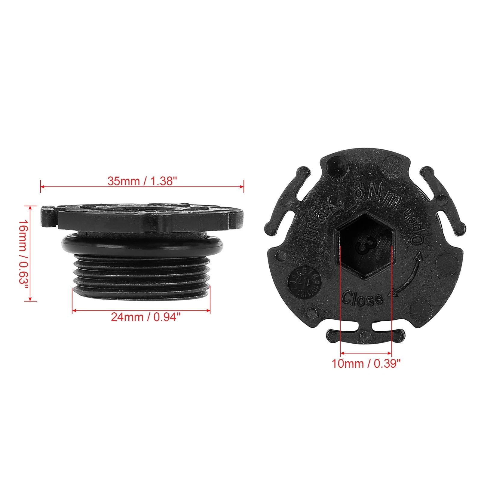 ABS Engine Oil Drain Plug for BMW 320i (2013–2015) 11137605018