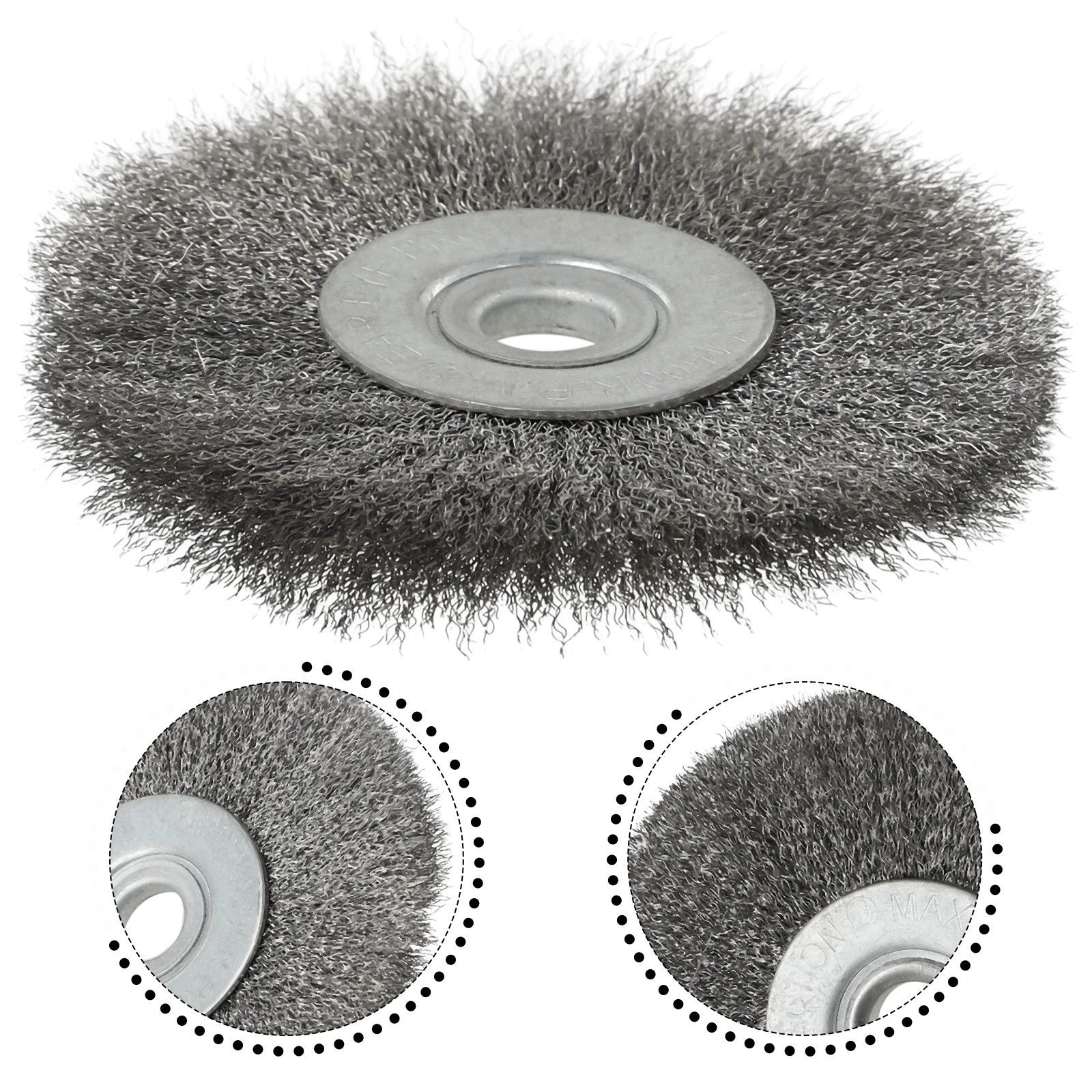 52in Bore Stainless Steel Wire Wheel Brush for Angle Grinder (Universal)
