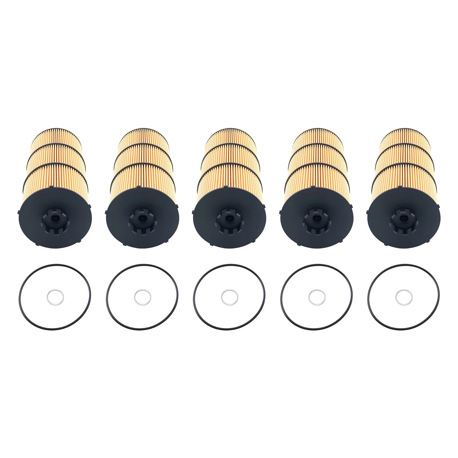 Set of 5 Oil Filters for Freightliner 122SD (2020–2022) A4711800009 A4711800209