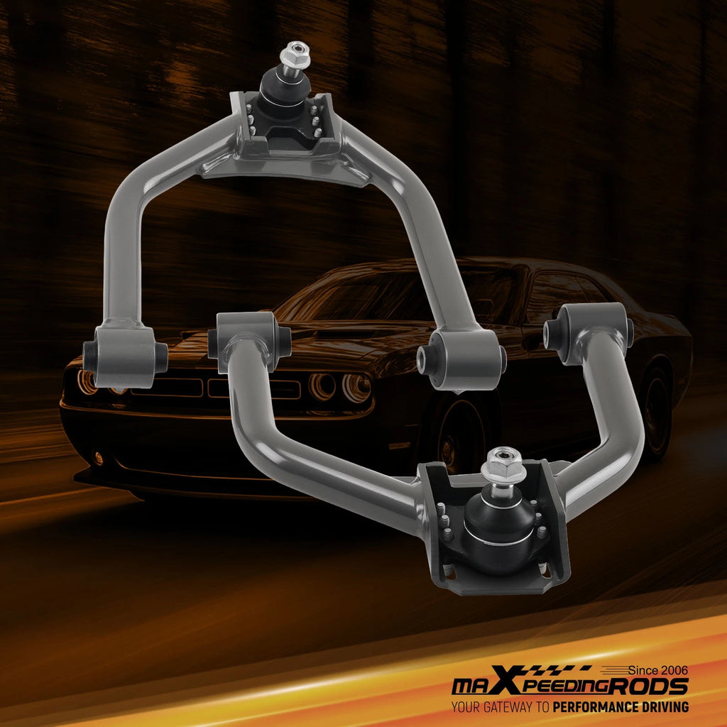 Set of 4 Coilovers + 4 Upper Camber Control Arms for Dodge Charger (2011–2022)