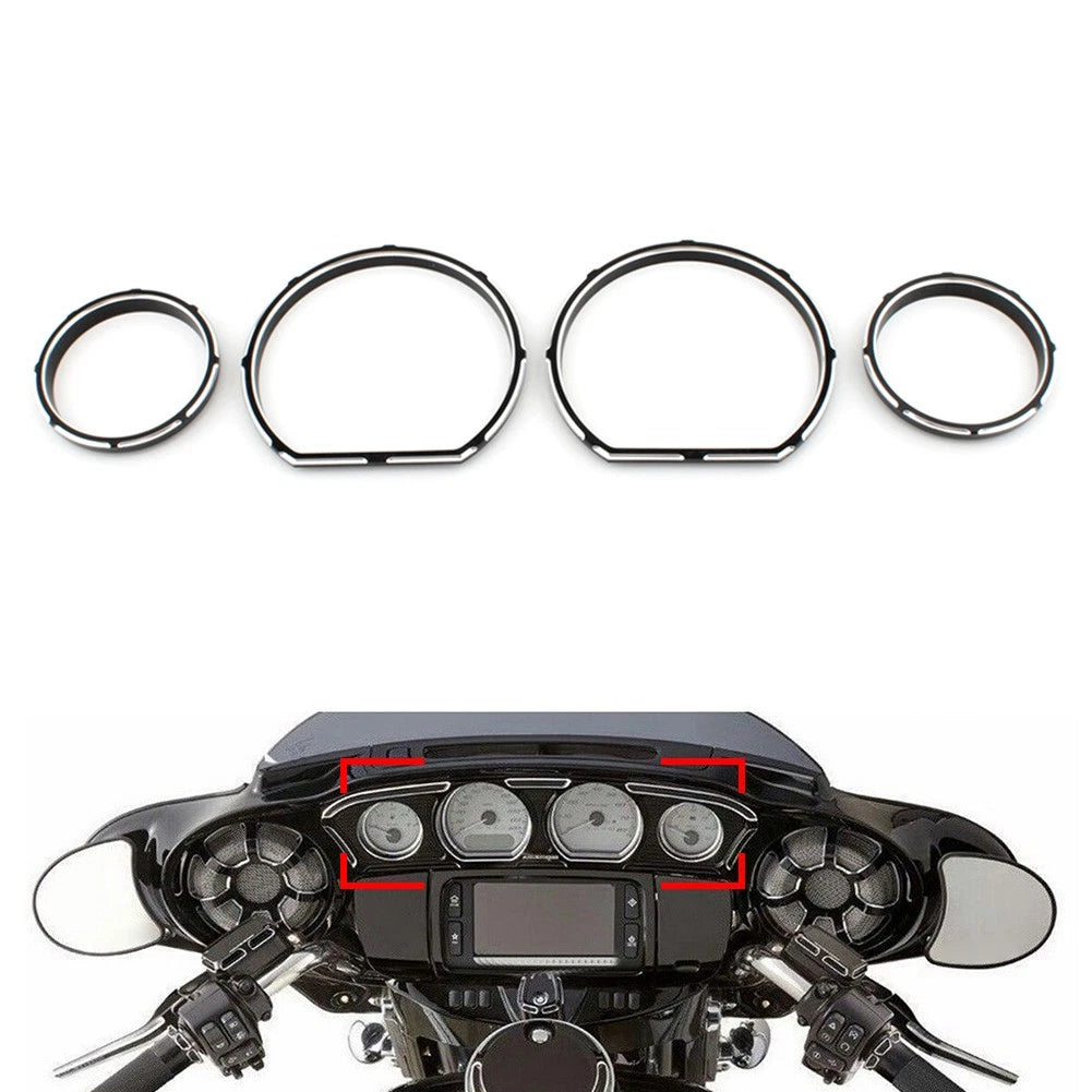 Instrument Board Gauge Bezel Kit for Harley Touring Electra Street Glide (2014–2023)