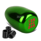 Shift Knob for Acura Subaru Nissan (Universal 10x1.5, 5-Speed, Green)
