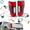 LED Tail Lights for Ford F250 (2020–2022) w/ Blind Spot, Red, Left+Right
