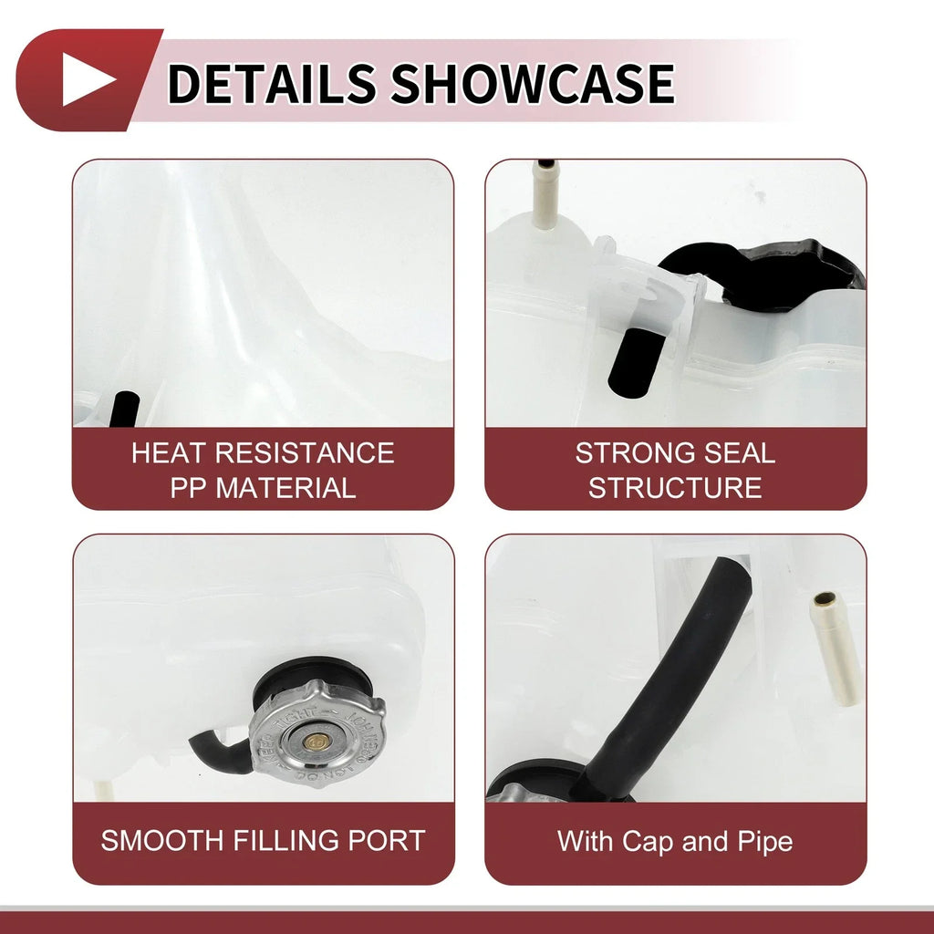Coolant Expansion Overflow Tank with Cap for Dodge Challenger ( Specified)