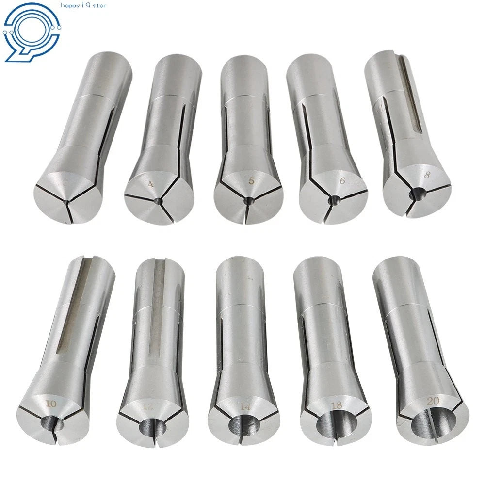 29 Pc R8 Collet Set for High Precision (R8/23, R8/13, R8/11, R8/10, R8/7, R8/6)