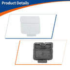 Rear Car Bumper Tow Hook Cover for BMW 525i 530i 545i 550i (2001–2010) No. 51127119151 White