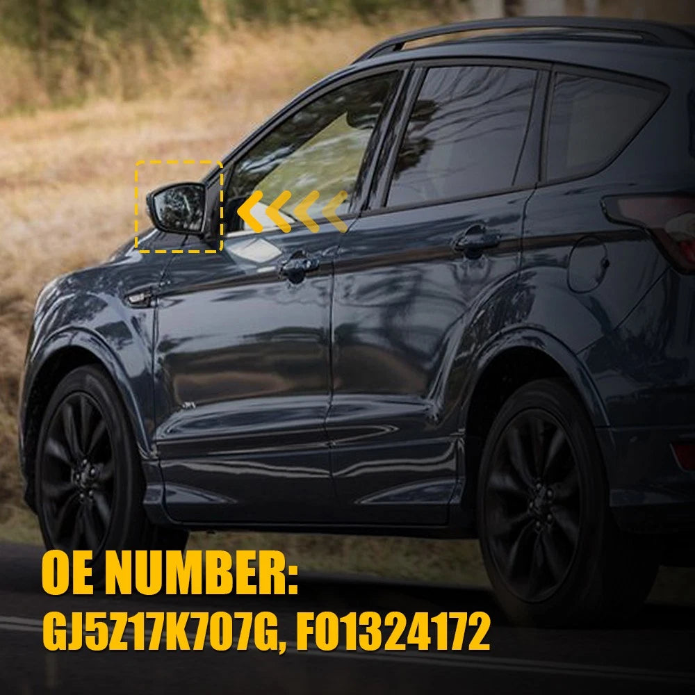 Driver Left Side Mirror Glass for Ford Escape (2017-2019)