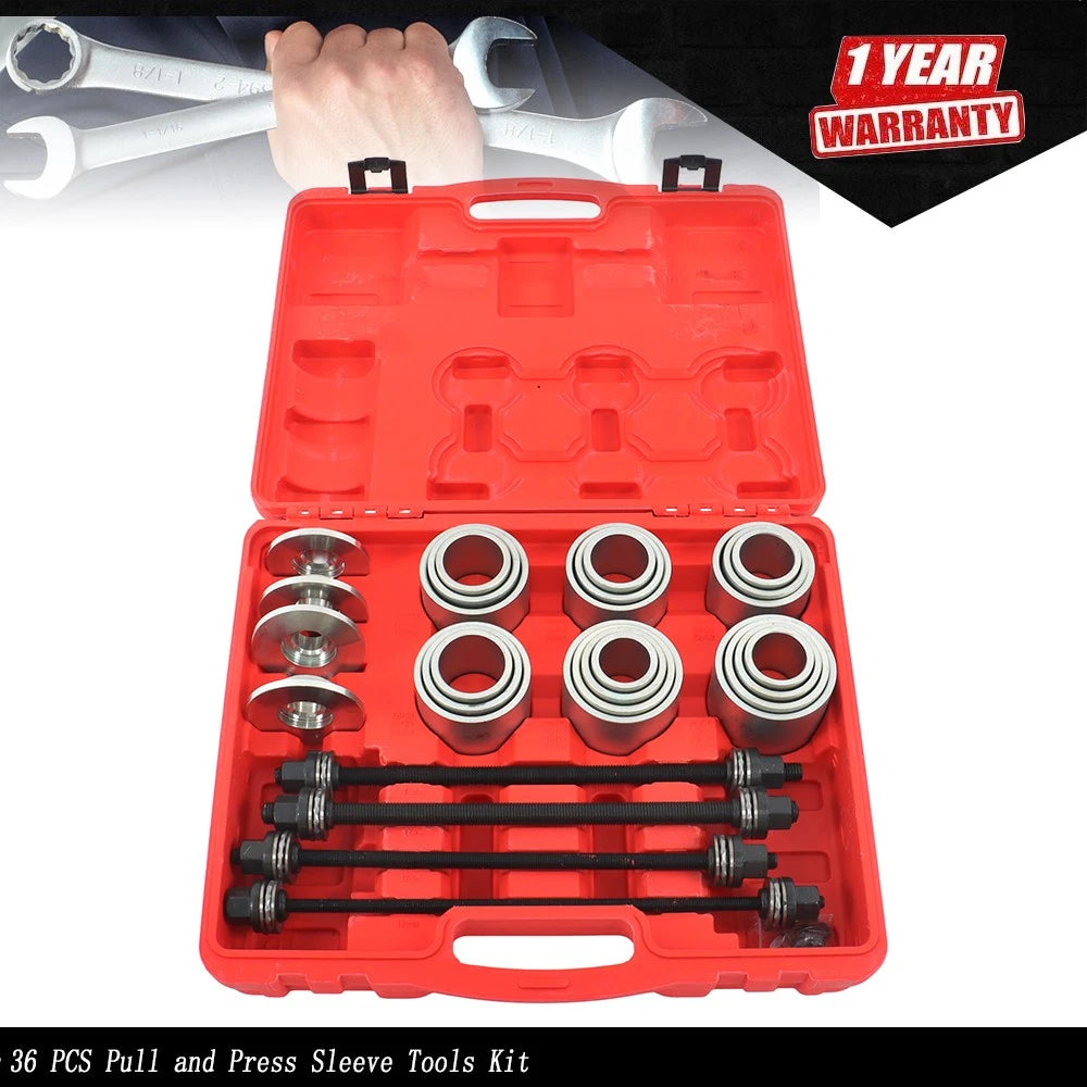 28pcs Pull and Press Sleeve Kit for Automotive Bearing Removal