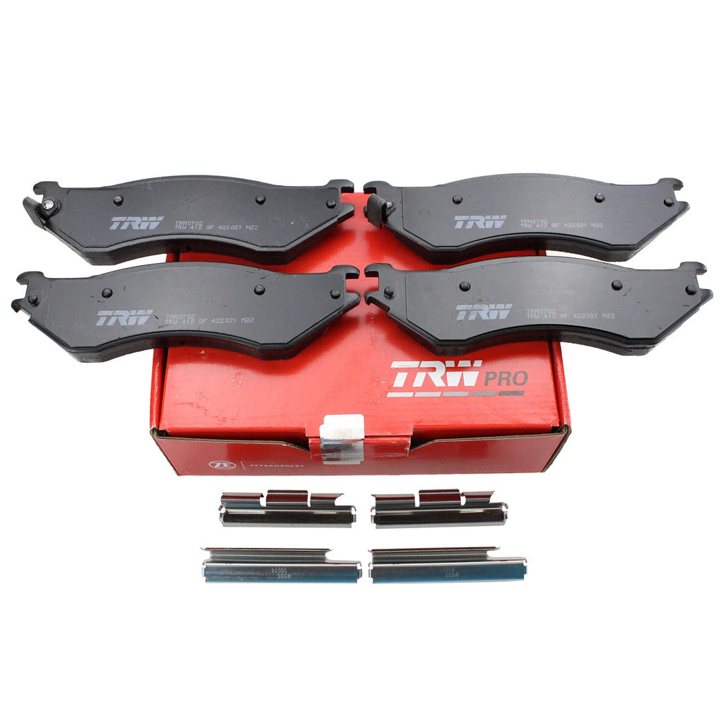 TRW Pro Front Metallic Brake Pads for Ford Expedition F-150 F-250 (1997–2023)