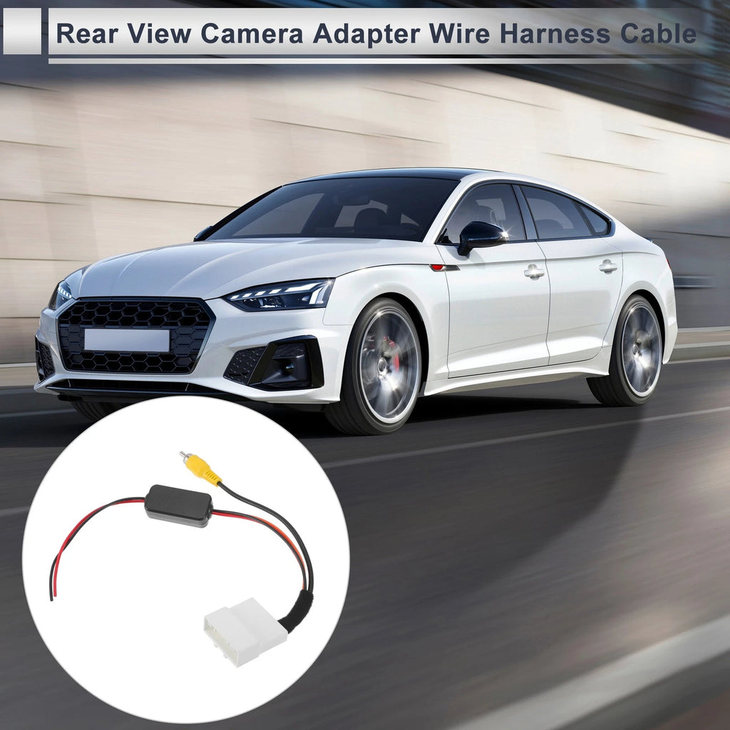 Rear View Camera Adapter Wire Harness Cable for Nissan Rogue (2011–2013) RCA