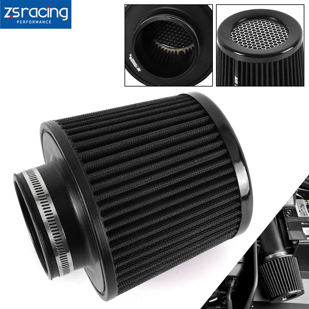 3" High Flow Inlet Cold Air Intake Cone Filter for Automotive