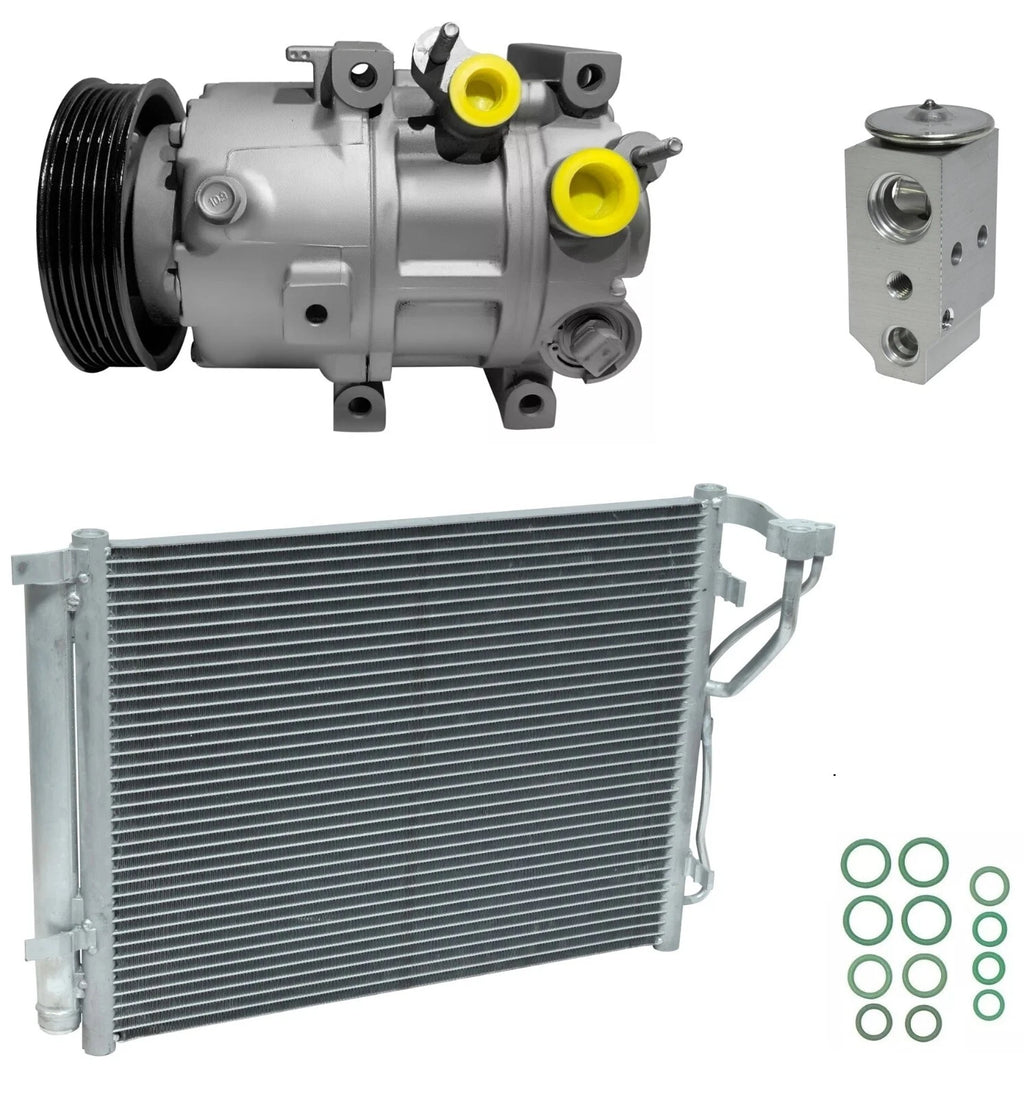 A C Compressor Kit With Condenser for Kia Optima 2.0L Turbo (2018–2018)