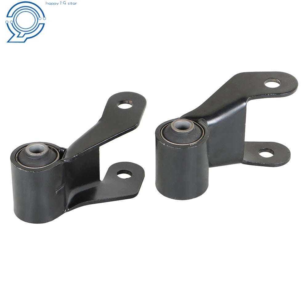 Set of 2 Leaf Spring Rearward Shackle Brackets for Chevy GMC (2009-2013)