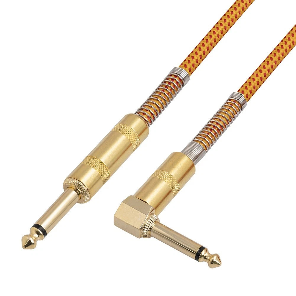 Right Angle Guitar Cable for Mixers & Power Amplifiers