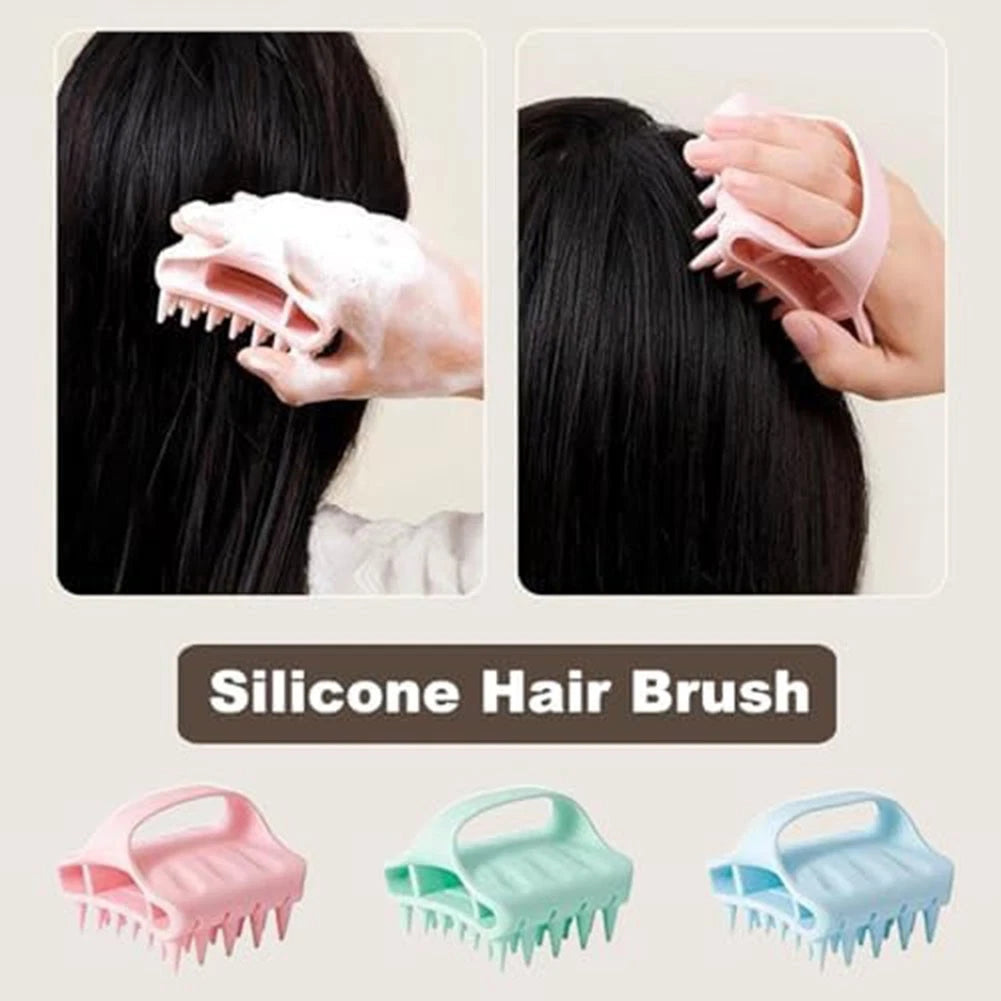 Shampoo Brush for Dandruff Care (Travel-Friendly, Easy-Clean)