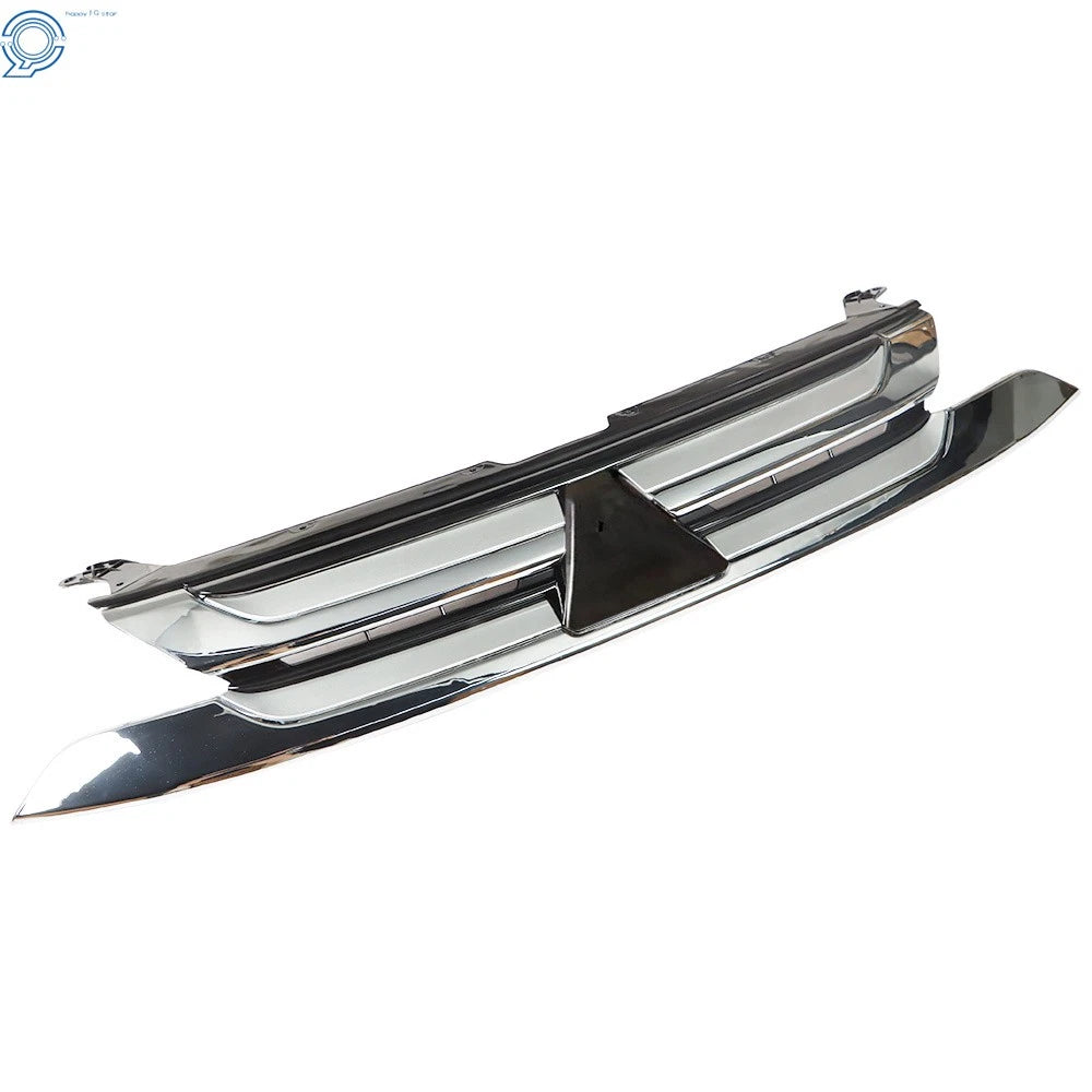 Front Bumper Upper Grille for Mitsubishi Outlander (2016-2018) Chrome/Black