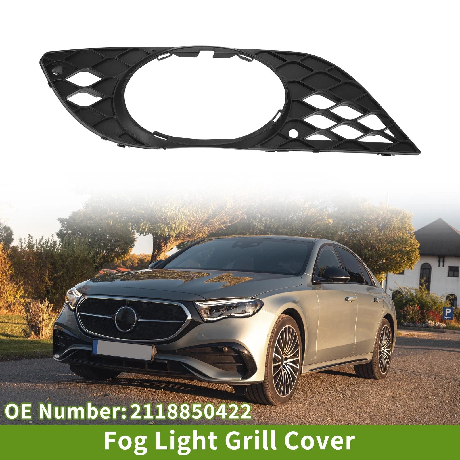 Fog Light Grill for Mercedes-Benz E-Class (2003–2009) No. 2118850422