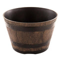 Set of 2 Garden Whiskey Bucket Flowerpots