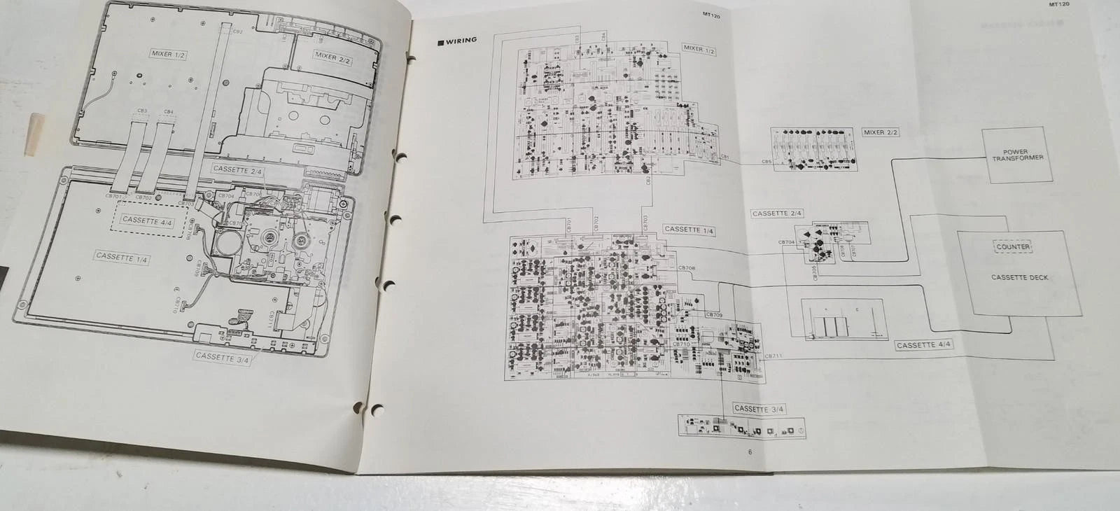 Service Manual for Yamaha MT120 (Vintage)