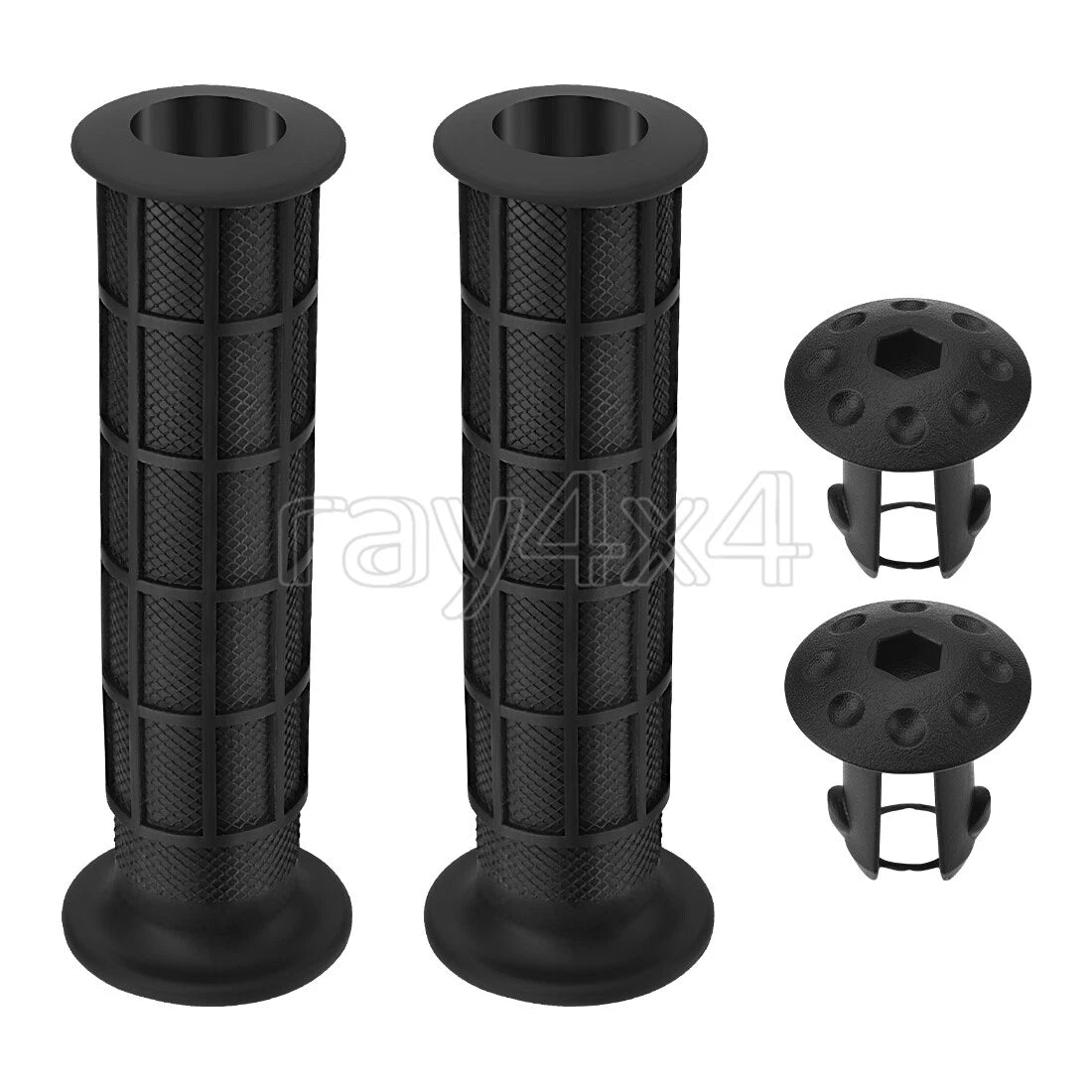 Handlebar Grips w/End Guards for Honda Rincon 680 TRX680FA (2008–2023)