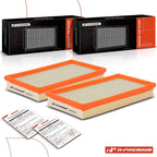 2X Engine Air Filter for Chevy Camaro (1993–1997) Blazer (1995–2005) Astro (1992–2005)