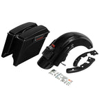 5" Stretched Saddlebag Rear Fender System for Harley Road King (2009–2013)