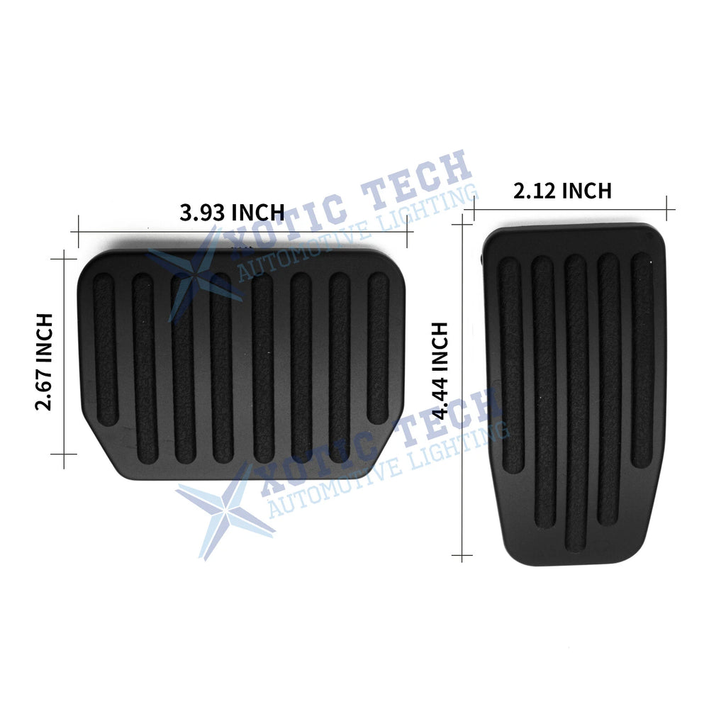 Accelerator Brake Foot Pedal Pads Covers Non-Slip for Tesla Model 3/Y (2017-2024)