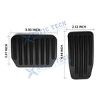 Accelerator Brake Foot Pedal Pads Covers Non-Slip for Tesla Model 3/Y (2017-2024)