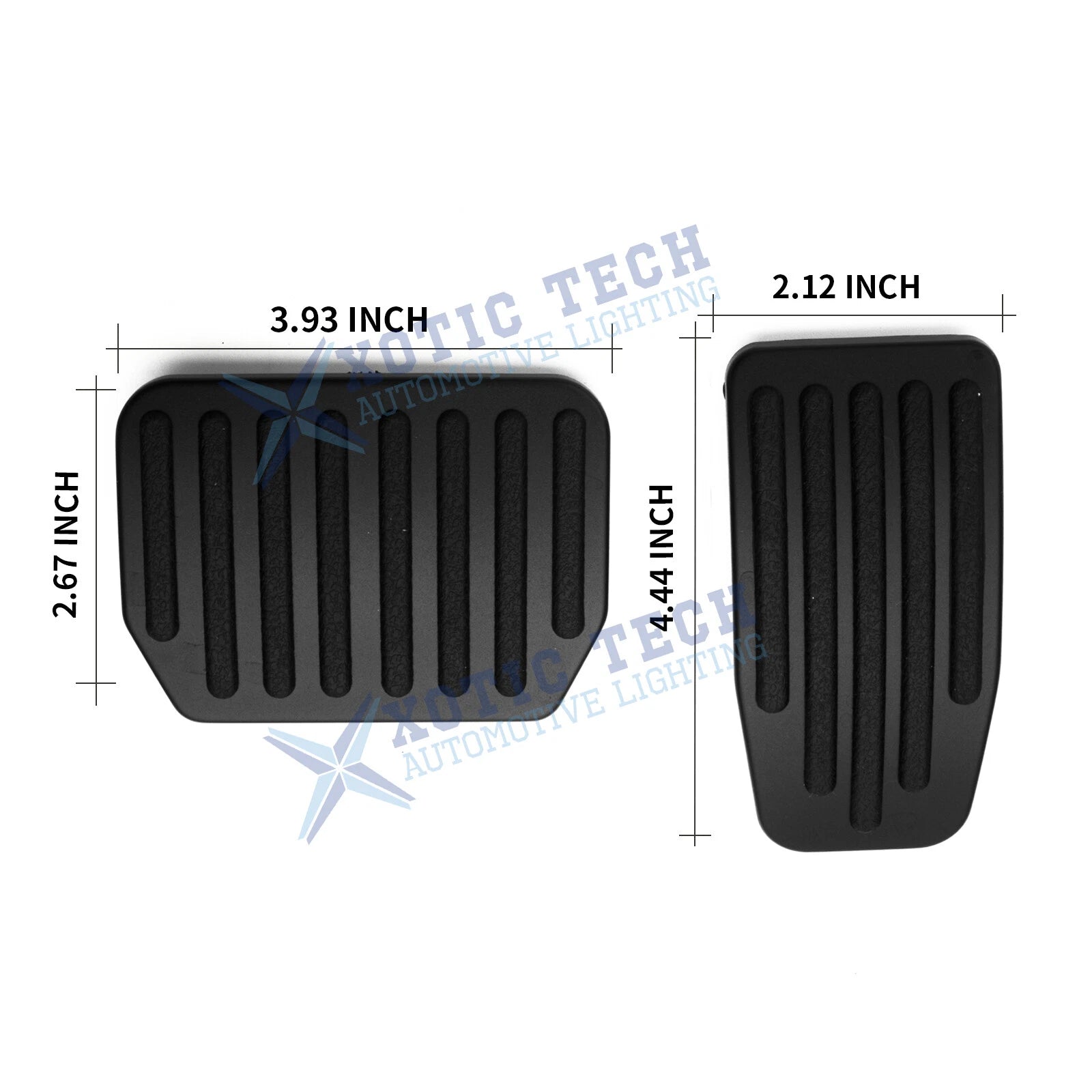 Accelerator Brake Foot Pedal Pads Covers Non-Slip for Tesla Model 3/Y (2017-2024)