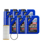 6L Liqui Moly Synthoil Premium SAE 5W-40 Oil Change Kit for Audi 1.8/2.0L (2000–2023)