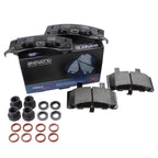 Set of 4 Akebono ProACT Front Disc Brake Pads & Hardware for Chevrolet GMC