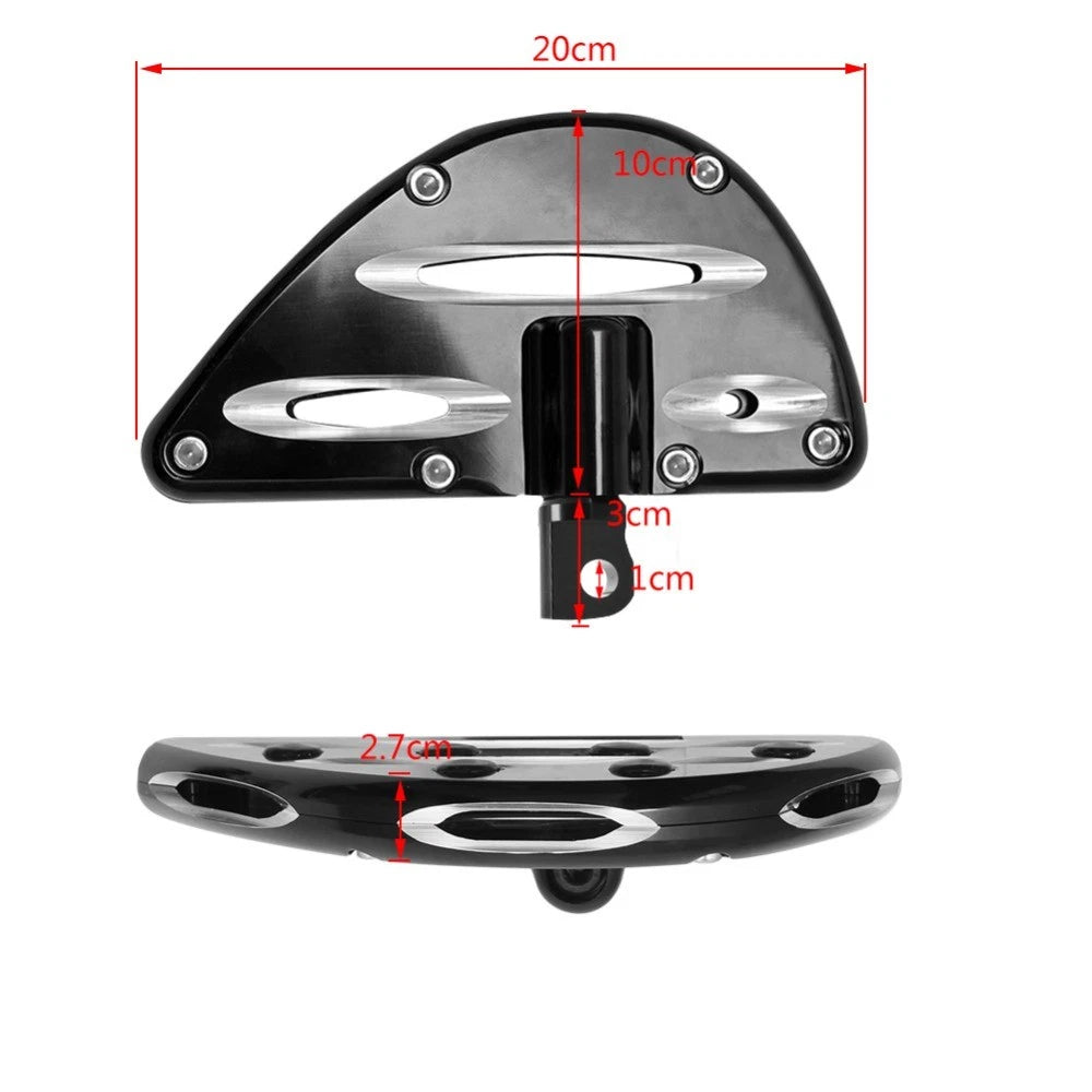 2Pcs Foot Peg Floorboards for Harley Road Glide King (1986–2025)
