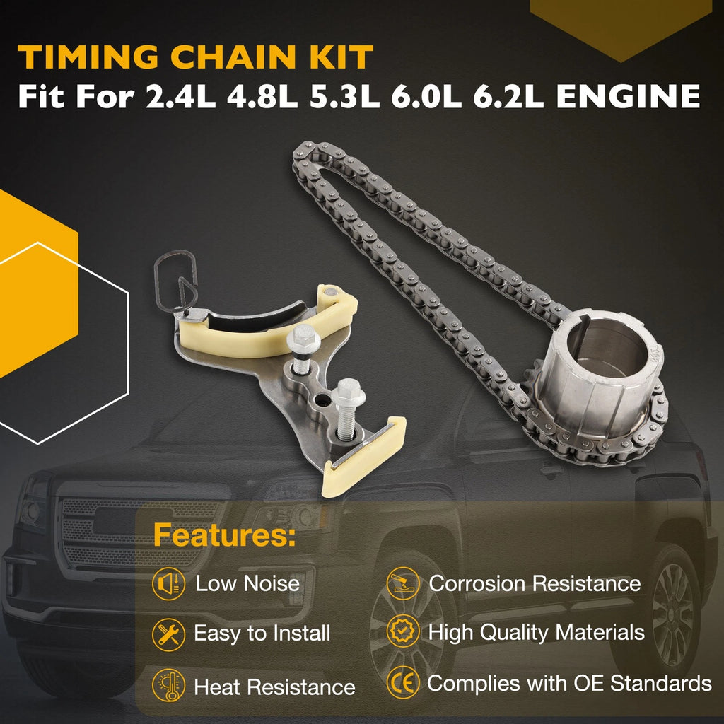 Engine Timing Chain Kit for Chevy Cadillac GMC Hummer (2006-2017)